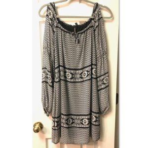 Classy Black and White Dress